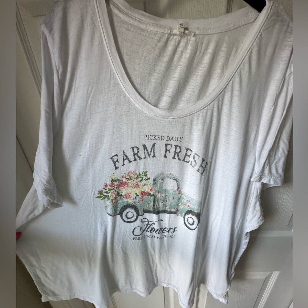 Maurices Soft White Tee